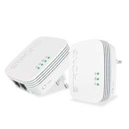 icecat_Strong POWERLWF600DUOMINI PowerLine network adapter 600 Mbit s Ethernet LAN Wi-Fi White 2 pc(s)