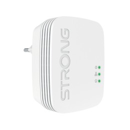 icecat_Strong POWERLWF600DUOMINI síťový adaptér Powerline 600 Mbit s Připojení na síť Ethernet Wi-Fi Bílá 2 ku