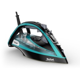icecat_Tefal Ultimate Pure FV9844 Dry & Steam iron Durilium Autoclean soleplate 3200 W Black, Blue
