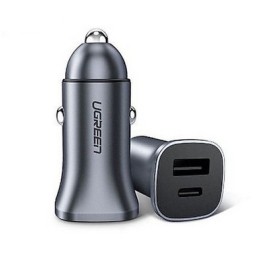 icecat_Ugreen 30780 mobile device charger Universal Black Cigar lighter Fast charging Auto