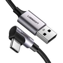 icecat_Ugreen 50940 USB kabel 5 m USB 2.0 USB A USB C Černá, Stříbrná