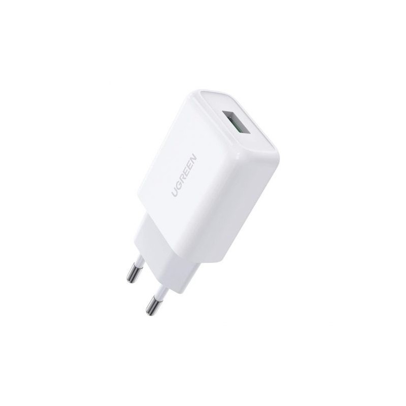 icecat_Ugreen 10133 Caricabatterie per dispositivi mobili Smartphone Bianco USB Ricarica rapida Interno