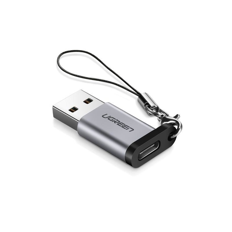 icecat_Ugreen 50533 cambiador de género para cable USB A USB C Plata