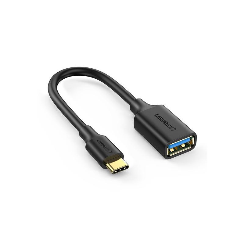 6957303837014 - Adapter otg Kabel usb 30 auf usb Typ c Konverter Kabel Stecker schwarz - Ugreen