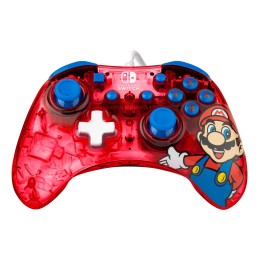 icecat_PDP Rock Candy  Mario Punch Červená, Průsvitné USB Gamepad Analogový digitální Nintendo Switch, Nintendo S