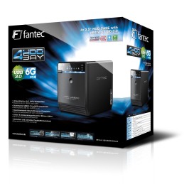 icecat_Fantec QB-35US3-6G Caja de disco duro (HDD) Negro 3.5"