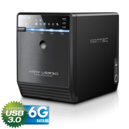 icecat_Fantec QB-35US3-6G Caja de disco duro (HDD) Negro 3.5"