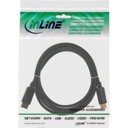 icecat_InLine DisplayPort Kabel, schwarz, vergoldete Kontakte, 3m