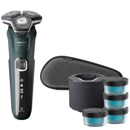 icecat_Philips SHAVER Series 5000 S5884 69 Wet and dry electric shaver, cleaning pod & pouch