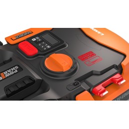 icecat_WORX WR155E tondeuse à gazon Tondeuse à gazon robot Batterie Noir, Orange