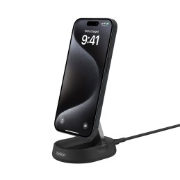 icecat_Belkin BoostCharge Pro Smartphone Negro Corriente alterna Cargador inalámbrico Carga rápida Interior