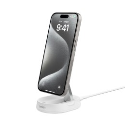 icecat_Belkin BoostCharge Pro Smartphone Blanco Corriente alterna Cargador inalámbrico Carga rápida Interior