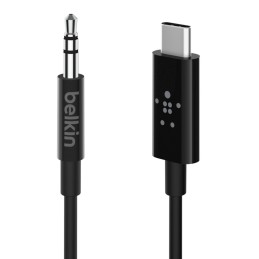 icecat_Belkin RockStar™ 3.5mm Audio Cable with USB-C™ Connector câble audio USB C 3,5mm Noir