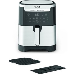 icecat_Tefal Easy Fry & Grill EY801D 6,5 L Autonome 1650 W Friteuse d’air chaud Acier inoxydable