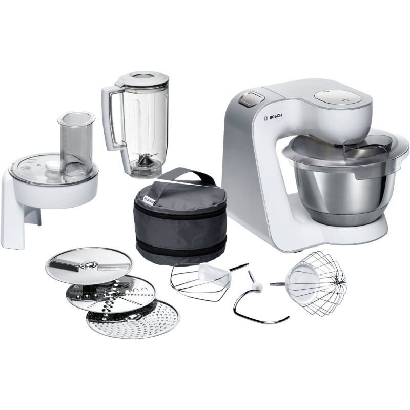 icecat_Bosch MUM58W20 food processor 1000 W 3.9 L Silver, White