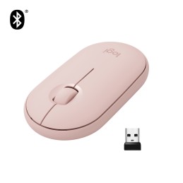 icecat_Logitech Pebble M350 myš Pro praváky i leváky RF bezdrátové + Bluetooth Optický 1000 DPI