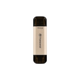 icecat_Transcend JetFlash 930C USB flash drive 512 GB USB Type-A   USB Type-C 3.2 Gen 1 (3.1 Gen 1) Gold