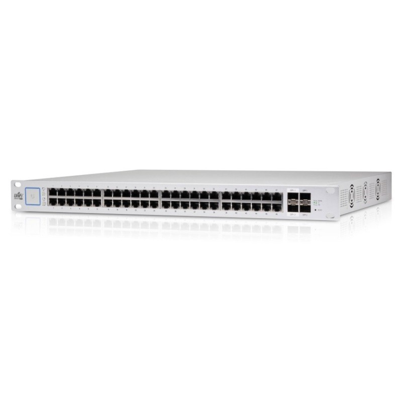 icecat_Ubiquiti UniFi US-48-500W Gestionado L2 Gigabit Ethernet (10 100 1000) Energía sobre Ethernet (PoE) 1U Plata