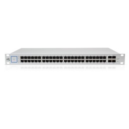 icecat_Ubiquiti UniFi US-48-500W Gestionado L2 Gigabit Ethernet (10 100 1000) Energía sobre Ethernet (PoE) 1U Plata