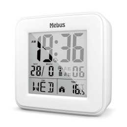 icecat_Mebus 25594 despertador Reloj despertador digital Blanco