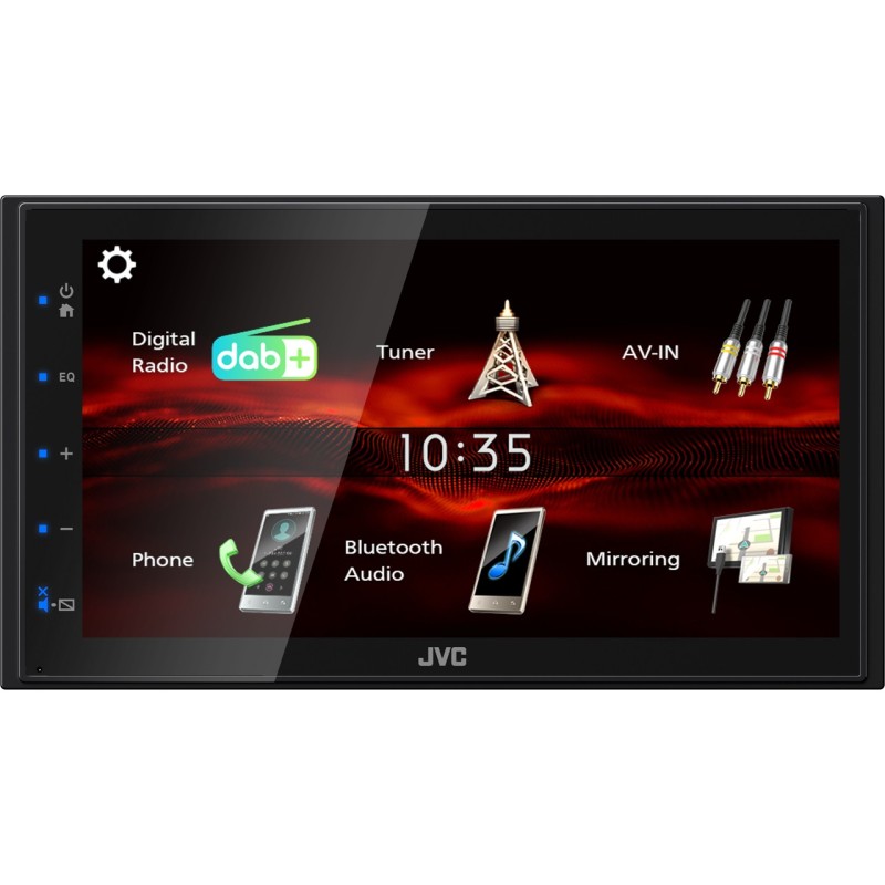 icecat_JVC KW-M180DBT récepteur multimédia de voiture Noir 180 W Bluetooth