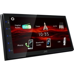 icecat_JVC KW-M180DBT récepteur multimédia de voiture Noir 180 W Bluetooth