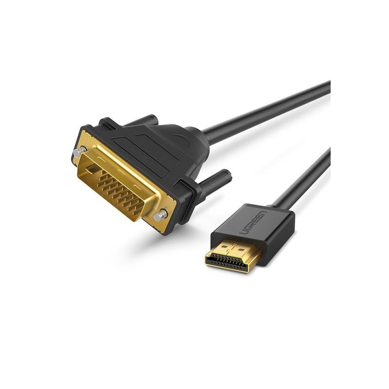 icecat_Ugreen 30116 adaptador de cable de vídeo 1 m DVI HDMI Negro