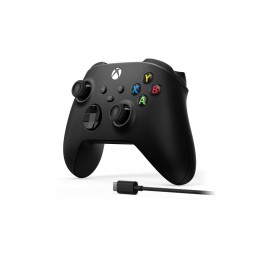 icecat_Microsoft Xbox Wireless Controller + USB-C Cable Schwarz Gamepad Analog   Digital PC, Xbox One, Xbox One S, Xbox 