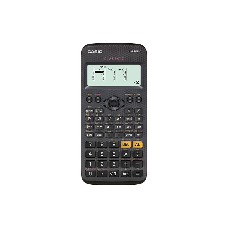 icecat_Casio FX-82DE X calculadora Bolsillo Calculadora científica Negro