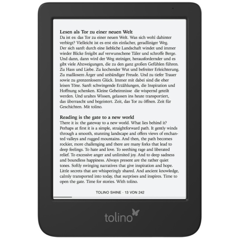 icecat_Tolino shine 5 lettore e-book Touch screen 16 GB Wi-Fi Nero