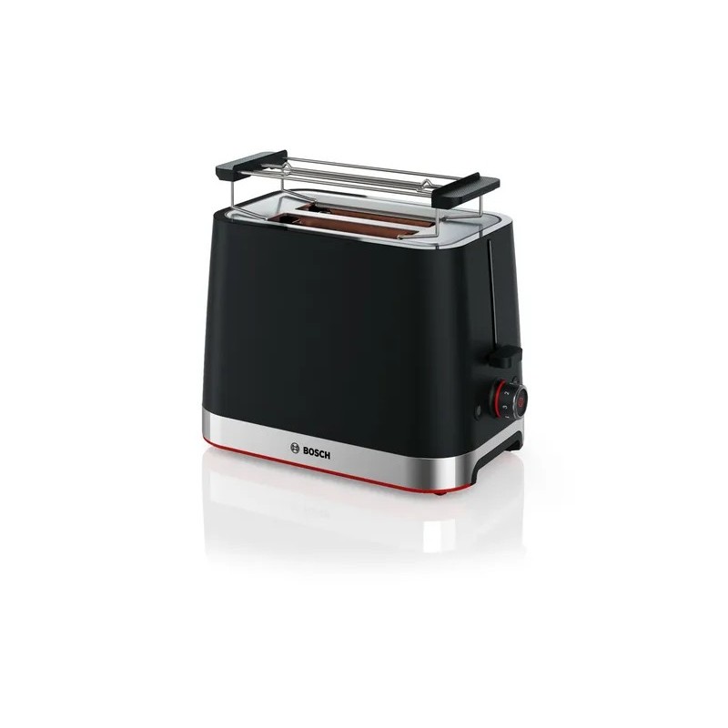 icecat_Bosch TAT4M223 toaster 4 2 slice(s) 950 W Black, Stainless steel