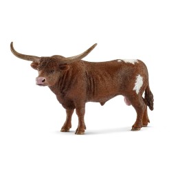 icecat_schleich FARM WORLD Texas Longhorn bull - 13866