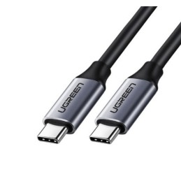 icecat_Ugreen 50751 cable USB 1,5 m Thunderbolt 3 USB C Negro, Plata