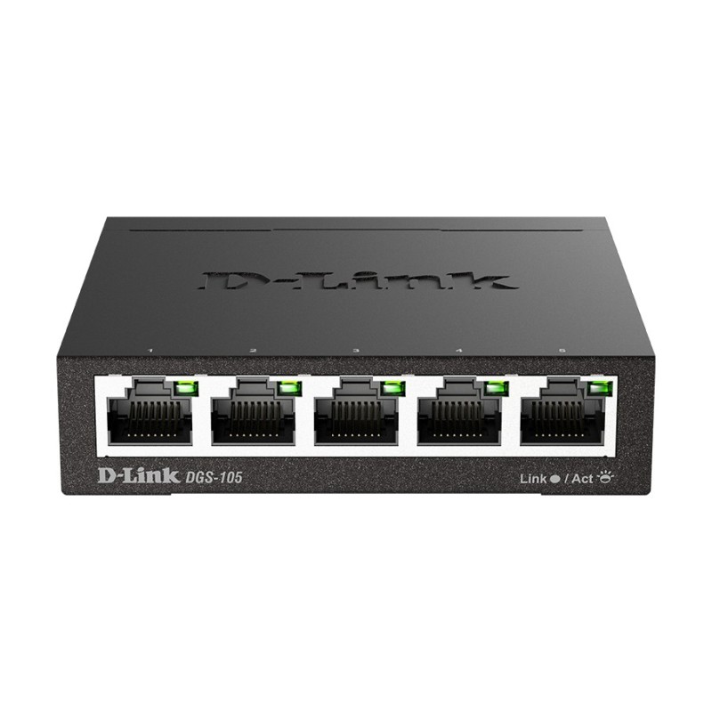 icecat_D-Link DGS-105 Unmanaged L2 Gigabit Ethernet (10 100 1000) Black