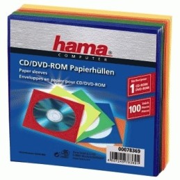 icecat_Hama 00078369 custodia CD DVD Custodia a tasca 1 dischi Multicolore