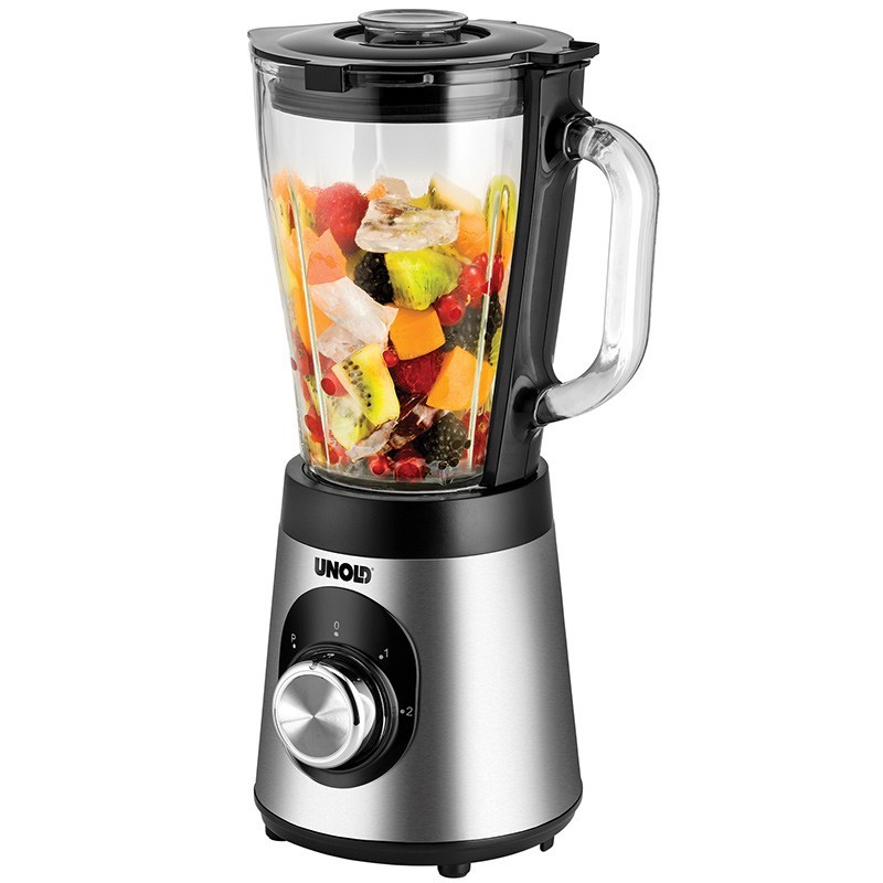 icecat_Unold Edel 1,5 L Frullatore da tavolo 500 W Nero, Acciaio inox, Trasparente