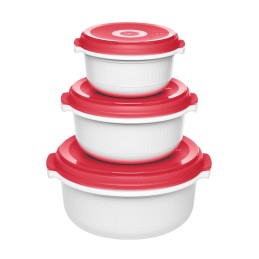 icecat_EMSA 518999 recipiente per cibo Rosso, Bianco 3 pz