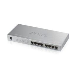 icecat_Zyxel GS1008HP Nespravované Gigabit Ethernet (10 100 1000) Podpora napájení po Ethernetu (PoE) Šedá