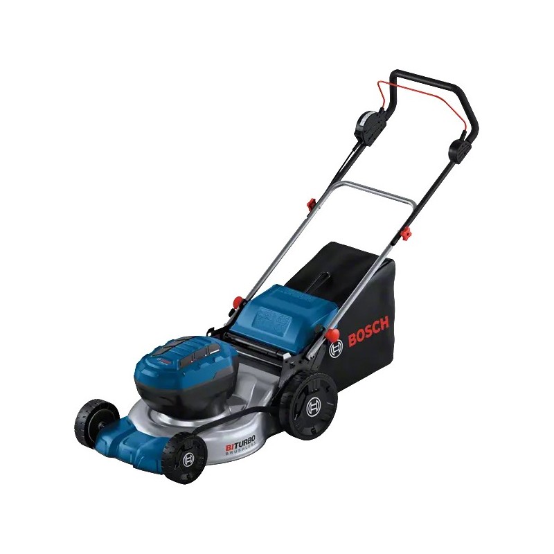 icecat_Bosch GRA 18V2-46 Rasenmäher mit Radantrieb Akku Schwarz, Blau, Metallisch