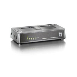 icecat_LevelOne FSW-0508TX commutateur réseau Non-géré Fast Ethernet (10 100) Noir, Gris