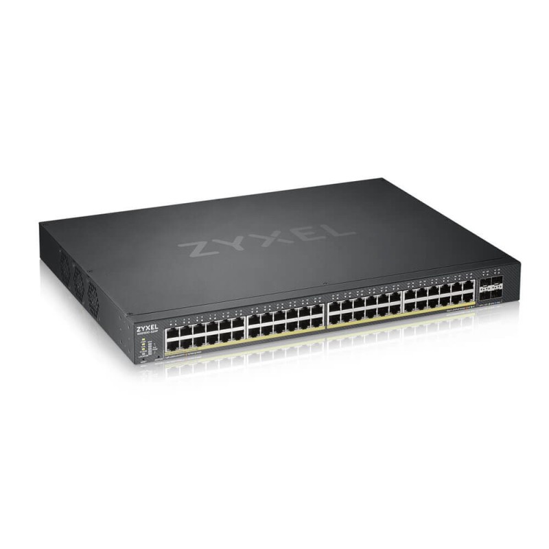 icecat_Zyxel XGS1930-52HP Řízený L3 Gigabit Ethernet (10 100 1000) Podpora napájení po Ethernetu (PoE) Černá