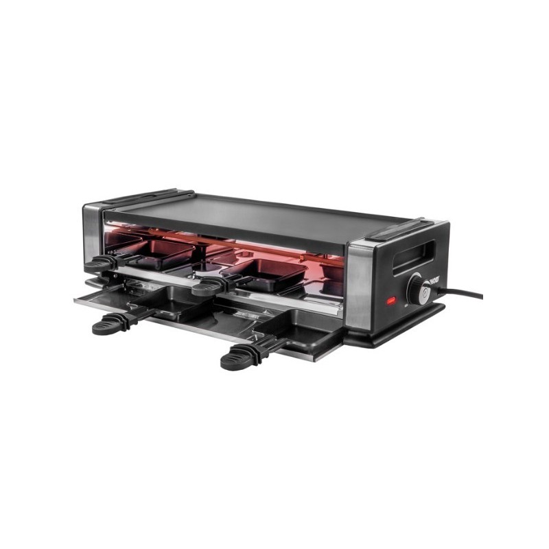 icecat_Unold 48730 raclette 8 personne(s) 1200 W Noir, Acier inoxydable