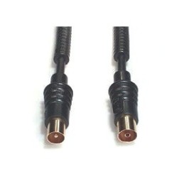 icecat_e+p AB 301 G cable coaxial 1,5 m Negro