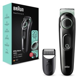 icecat_Braun BeardTrimmer Regolabarba 3 BT3321, Regolabarba Uomo, Tagliacapelli, Per Viso, Capelli