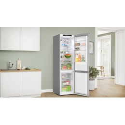 icecat_Bosch Serie 4 KGN392LAF frigorifero con congelatore Libera installazione 363 L A Acciaio inox