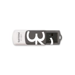 icecat_Philips Vivid USB-Stick 64 GB USB Typ-A 3.2 Gen 1 (3.1 Gen 1) Grau, Weiß