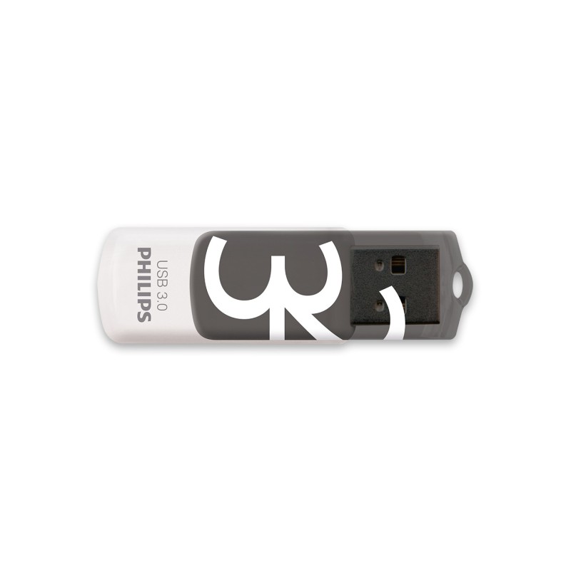 icecat_Philips Vivid unidad flash USB 64 GB USB tipo A 3.2 Gen 1 (3.1 Gen 1) Gris, Blanco