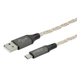 icecat_Ansmann 1700-0158 câble USB 1 m USB A USB C Multicolore