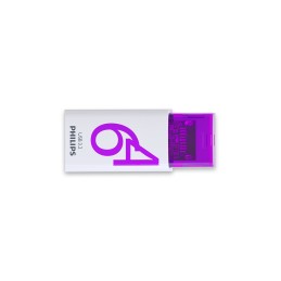 icecat_Philips Click lecteur USB flash 64 Go USB Type-C 3.2 Gen 1 (3.1 Gen 1) Violet, Blanc