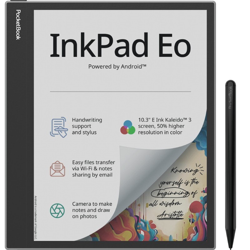 icecat_PocketBook InkPad Eo čtečka elektronických knih Dotyková obrazovka 64 GB Wi-Fi Šedá